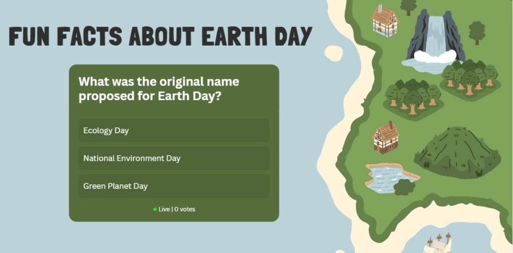 Fun facts of earth Day